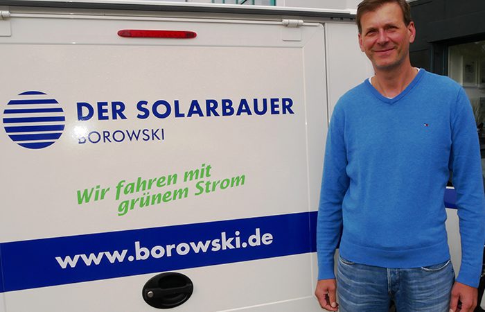 Teilnehmender Handwerksfachbetrieb: Solarbauer Markus Borowski